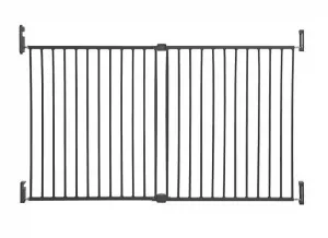 DREAMBABY Zábrana bezpečnostná Broadway 2-panelová extra široká 76-134,5 cm šedá