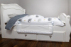 DREAMBABY Zábrana bezpečnostná Maggie na posteli Extra veľká 110x50 cm biela