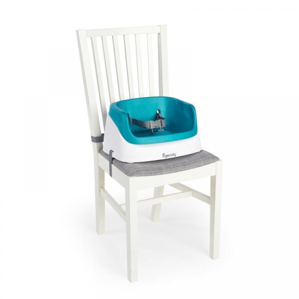 INGENUITY Podsedák na jedálenskú stoličku SmartClean Toddler - Peacock Blue 2r+, do 15 kg