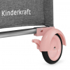 KINDERKRAFT Postieľka cestovná Joy s doplnkami Pink