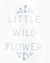 CARTER'S Set 3dielny mikina, tepláky, body kr. rukáv White Flowers dievča LBB NB/ veľ. 56