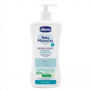 CHICCO Šampón na telo s dávkovačom Baby Moments Protection 93 % prírodných zložiek 500 ml