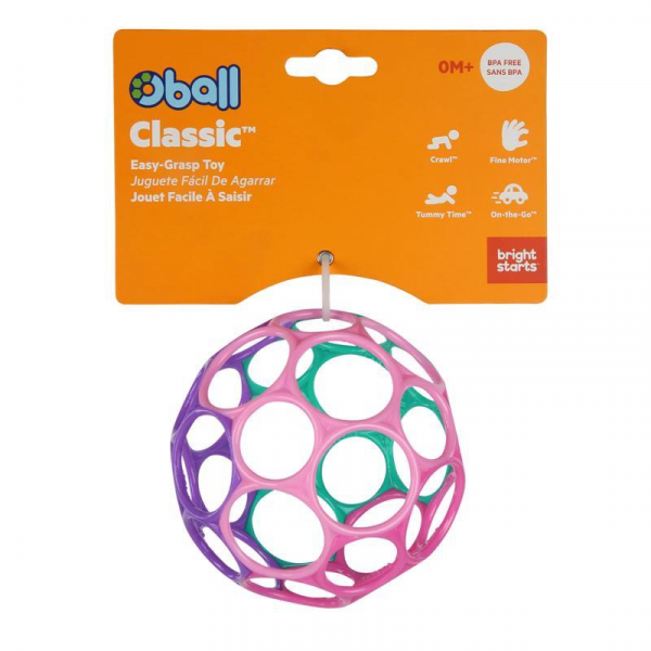 OBALL Hračka Oball™ Classic 10 cm ružovo / fialová 0m+