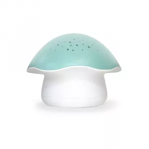 PABOBO Projektor nočnej oblohy s bielym šumom a senzorom plaču Star Mushroom Blue