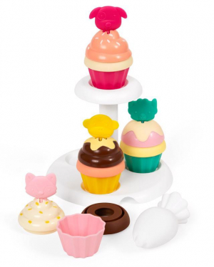 SKIP HOP Zoo stohovacie Cupcakes s meniacimi sa farbami 3 r+