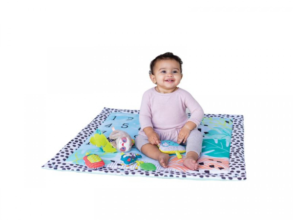 INFANTINO Hracia deka s hrazdou a vankúšikom 4v1 Twist & Fold