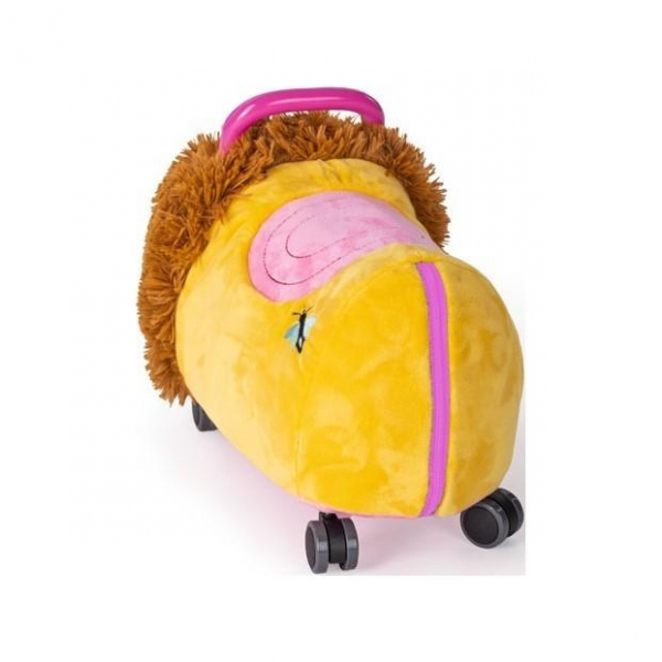 TEDDIES Odrážadlo Funny wheels Rider Ride-On levíček plyšový ružový 12 m +