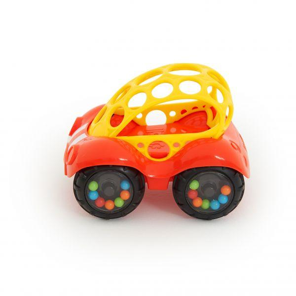 OBALL Hračka autíčko Rattle & Roll™, červené, 3m+
