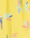 CARTER'S Set 2dielny tričko na ramienka, kraťasy Yellow Birds dievča 12m