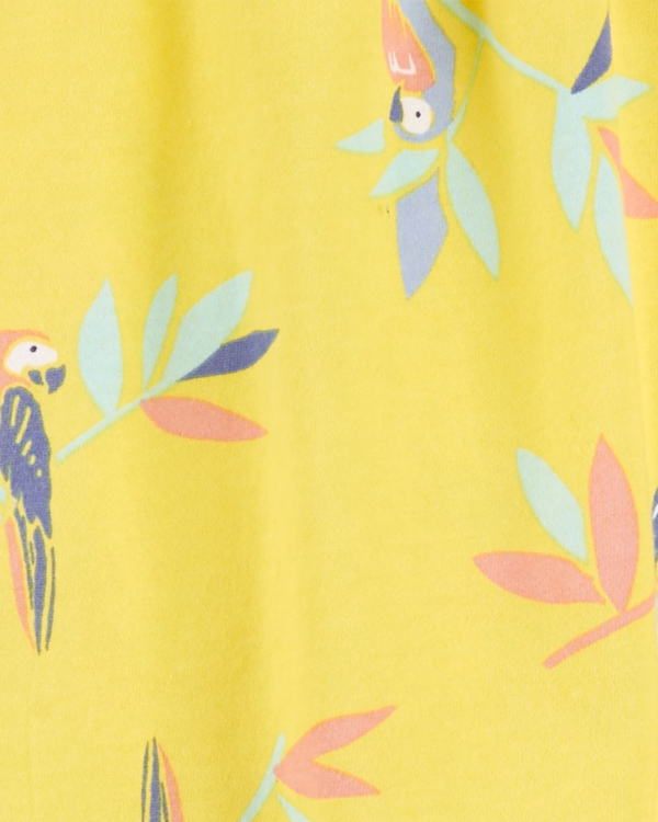 CARTER'S Set 2dielny tričko na ramienka, kraťasy Yellow Birds dievča 9m