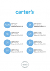 CARTER'S Set 3dielny tričko dl. rukáv, polodupačky, čiapka Blue Clouds neutrál PRE/ veľ. 46