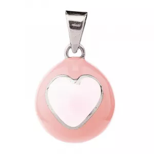 BABYLONIA BOLA Pink with white heart