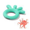 BABYONO Hryzačka silikónová Octopus mint