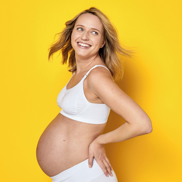 MEDELA Podprsenka tehotenská a na dojčenie Keep Cool™, biela XL