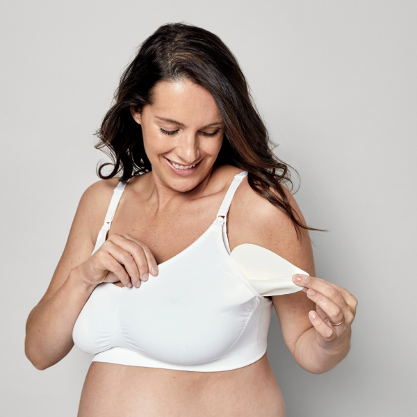 MEDELA Podprsenka Ultra tehotenská a na dojčenie Keep Cool™, biela S