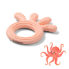 BABYONO Hryzačka silikónová Octopus ružová