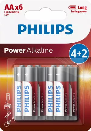 PHILIPS Batérie LR6P6BP/10