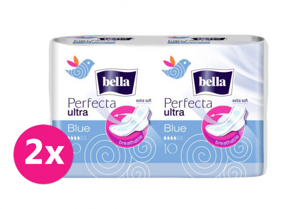 2x BELLA Perfecta blue 20 ks (10+10)