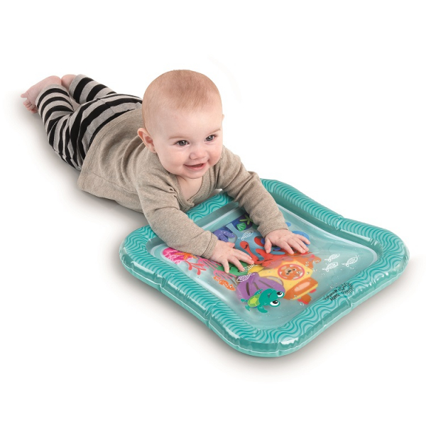 BABY EINSTEIN Podložka vodná 40x40 cm Sensory Splash™ 0m+