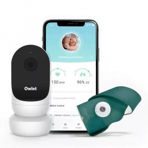 OWLET Ponožka inteligentná Owlet Smart Sock 3 a kamera Owlet Cam 2 Deep sea green