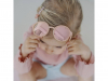 LITTLE KYDOO Okuliare slnečné Candy Pink UV 400, polarizačné 1-3 roky