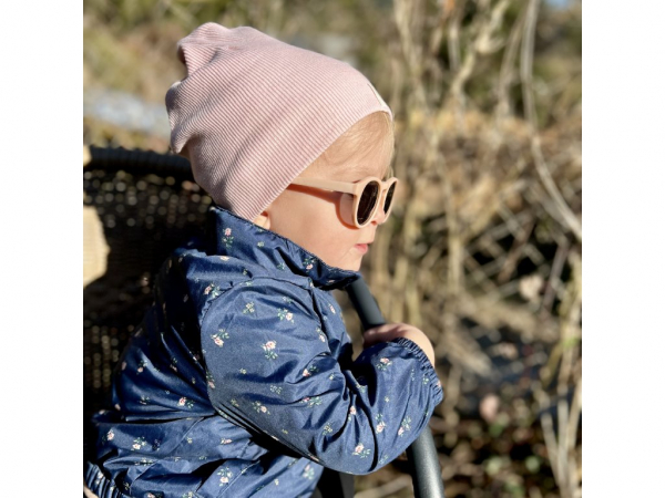 LITTLE KYDOO Okuliare slnečné Matte Pink UV 400, polarizačné 2-4 roky