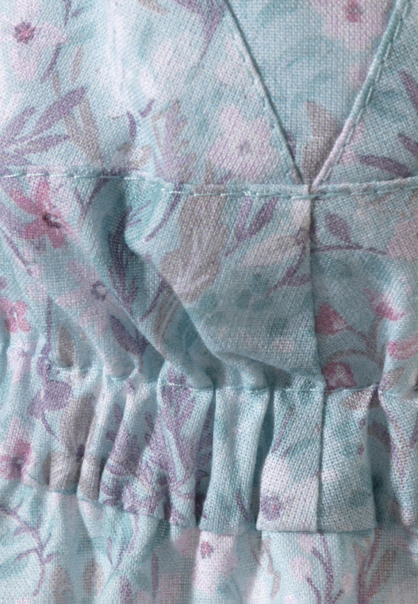 STERNTALER Šiltovka s ochranou krku bavlna UV50+ svetlá tyrkysová dievča- 47 cm 9-12 m