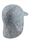STERNTALER Šiltovka s ochranou krku bavlna UV50+ svetlá tyrkysová dievča- 49 cm 12-18 m