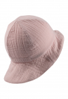 STERNTALER Klobúk obojstranný proti slnku UV 30+ ružová dievča bavlna- 43 cm 5-6 m